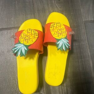 Kate Spade Limoncello Pineapple Platform Sandals - Size 10